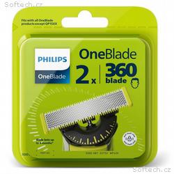 Philips OneBlade 360 QP420, 50 náhradní břity, 2 k