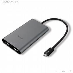 i-tec THUNDERBOLT 3 Dual DP Adapter, 60Hz