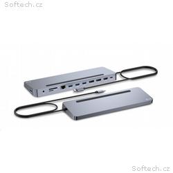 i-tec USB-C Metal Ergonomic 4K 3x Display Docking 
