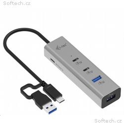 i-tec Universal Charging Metal HUB 2x USB-C + 2x U