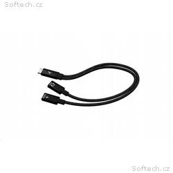 i-tec USB-C Cable Splitter Audio, Data + Power Del