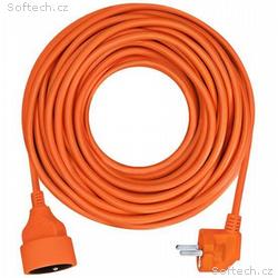 Solight prodlužovací přívod - spojka, 1 zásuvka, 7