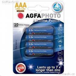 AgfaPhoto Power alkalická baterie LR03, AAA, blist