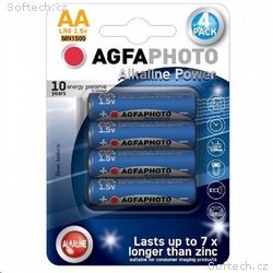 AgfaPhoto Power alkalická baterie LR06, AA, blistr