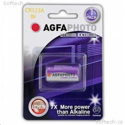 AgfaPhoto lithiová foto baterie CR123A, blistr 1ks