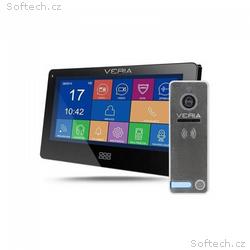 VERIA SET Dveřní videotelefon 7077C černý + VERIA 