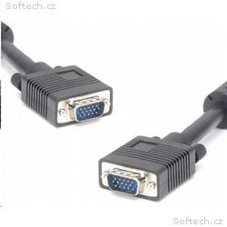 PremiumCord Kabel k monitoru HQ (Coax) 2x ferrit, 