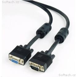 GEMBIRD Kabel VGA prodlužovací 1,8m, černý (HD15M,