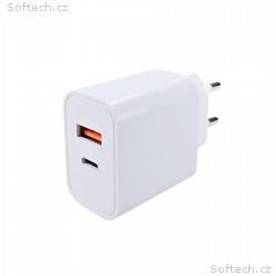 Solight USB A+C 20W fast charger univerzální napáj