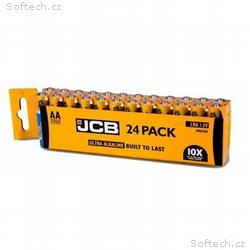 JCB OXI DIGITAL alkalická baterie LR06, shrink 24 