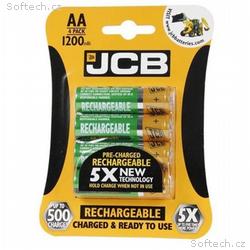 JCB RTU NiMH AA, R06, min.1200mAh, přednabitá, bli
