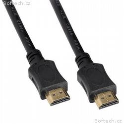 Solight HDMI kabel s Ethernetem, HDMI 2.0 A konekt