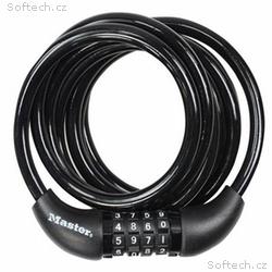 Master Lock Spirálový kombinační zámek na kolo 822