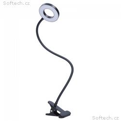 Solight LED stmívatelná stolní lampička s klipem, 