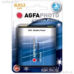 AgfaPhoto Power alkalická baterie 4,5V, blistr 1ks