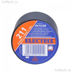 Solight izolační páska, 38mm x 0,13mm x 10m, černá