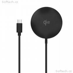 Solight bezdrátová nabíječka, Qi2, MagSafe kompati