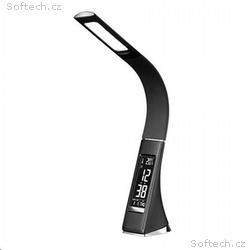 Solight LED stolní lampička s displayem, 6W, 4100K