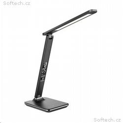 Solight LED stolní lampička s displejem, 9W, volba
