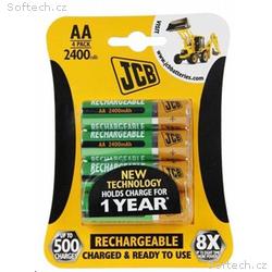JCB RTU NiMH AA, R06, min.2400mAh, přednabitá, bli