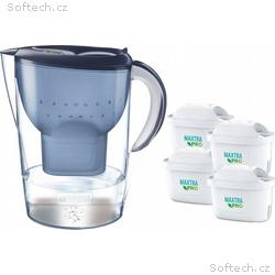 Brita Marella XL filtrační konvice, modrá + 4 filt