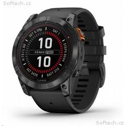 Garmin fenix® 7X Pro – Solar Edition, Gray , Black