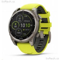 Garmin - fenix 8 Solar Sapphire - 47 mm - Titanium