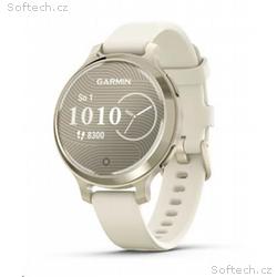Garmin Lily 2 Active Lunar Gold Bone silicon band,