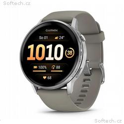 Garmin Venu® 4 - 45 mm Silver, Silver Gray silikon
