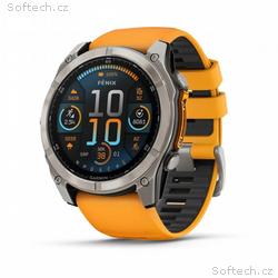 Garmin - fenix® 8 – 51 mm, AMOLED Sapphire, Titani