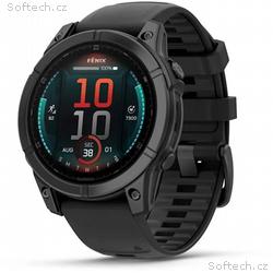 Garmin fenix® E – 47 mm, AMOLED, Slate grey steel,