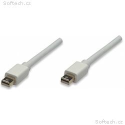 MANHATTAN kabel Mini DisplayPort, Male to Male, 1m