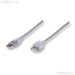 MANHATTAN Kabel USB 2.0 A-A prodlužovací 1,8m (stř
