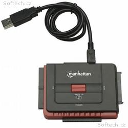 MANHATTAN adaptér z USB na SATA, IDE (3-in-1 with 