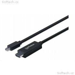 MANHATTAN Kabel Mini DisplayPort na HDMI (1080p), 
