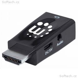 Manhattan adaptér HDMI na VGA, Micro Converter, HD