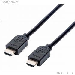 Manhattan HDMI kabel, ARC, 3D, 4K@30Hz, Shielded, 