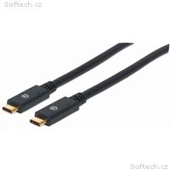 Manhattan USB-C kabel, USB 3.1, Gen 1, USB-C Male 