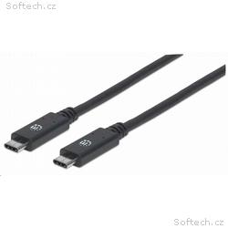 Manhattan USB-C kabel, USB 3.1 Gen 2, USB-C Male n
