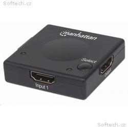 Manhattan HDMI přepínač, 2-Port HDMI Switch, 1080p
