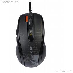 A4tech F5, V-Track herní myš, až 3000DPI, paměť 16