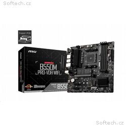 MSI MB Sc AM4 B550M PRO-VDH WIFI, AMD B550, 4xDDR4