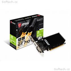 MSI VGA NVIDIA GeForce GT 710 2GD3H LP, 2G DDR3, 1
