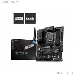 MSI MB Sc LGA1700 PRO Z790-P WIFI, Intel Z790, 4xD