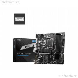 MSI MB Sc LGA1700 PRO B760M-P, Intel B760, 4xDDR5,