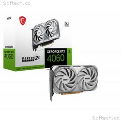 MSI VGA NVIDIA GeForce RTX 4060 VENTUS 2X WHITE 8G