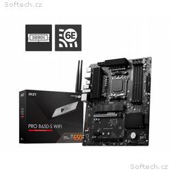 MSI MB Sc AM5 PRO B650-S WIFI, AMD B650, 4xDDR5, 1