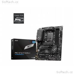 MSI MB Sc LGA1700 PRO B760-P DDR4 II, Intel B760, 