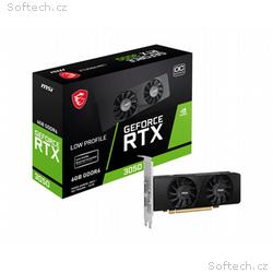 MSI GeForce RTX 3050 LP, OC, 6GB, GDDR6