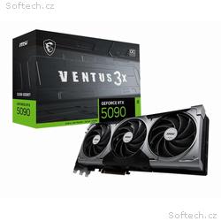 MSI GeForce RTX 5090 VENTUS 3X, OC, 32GB, GDDR7